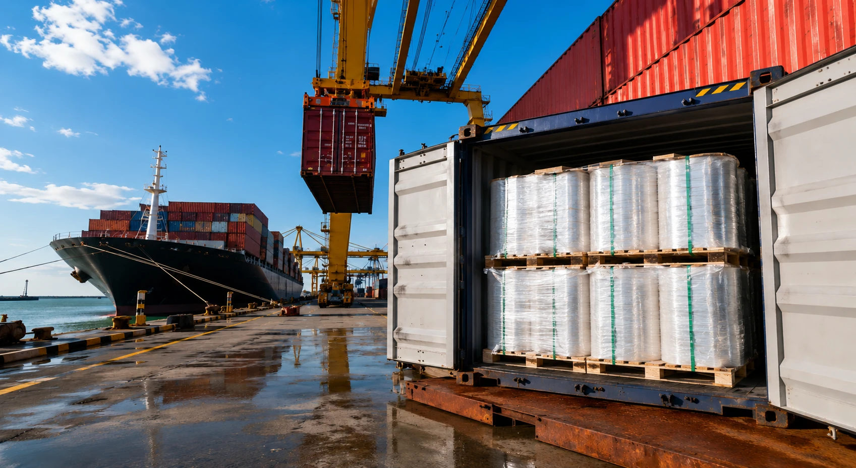 LLDPE Stretch Film Exporter Portugal — Greenstrix Supply